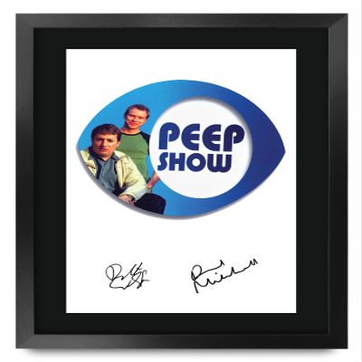 HWC Trading A3 Peep Show Robert Webb Printed Autograph Picture, Signed-Style, Framed