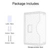 PAG 6-Pocket Wall-Mounted Magazine Holder view 3