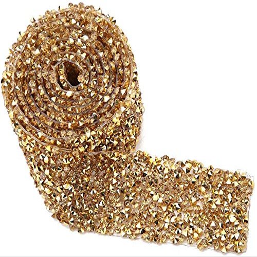 30 mm Diamond Ribbon, Silver/Gold, 1 Yard