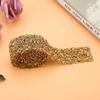 30 mm Diamond Ribbon, Silver/Gold, 1 Yard view 4