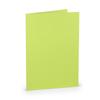 PAPERADO 300 DIN A5 Folded Cards - Ribbed May Green - 220 gsm view 1