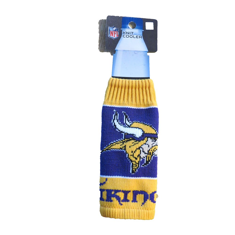 Minnesota Vikings NFL Football Knitted Bottle Cooler