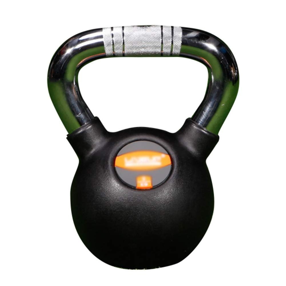 AGYH Black Cast Iron Kettlebell, 20 kg/44.1 lb