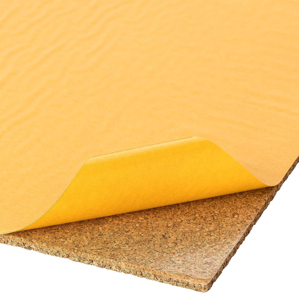 Self-Adhesive Cork Board 900 x 600 x 5 mm with ORAFOL Adhesive Film