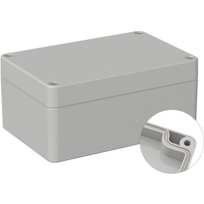 TRU COMPONENTS BOX4U TC-9065608 Universal Enclosure 120 x 80 x 55 mm ABS Light Gray (RAL 7035), 1 pc