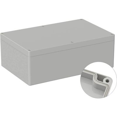 TRU COMPONENTS TC-9065540 Outdoor Enclosure 250 x 160 x 90 mm Polycarbonate Light Gray (RAL 7035), 1 pc.
