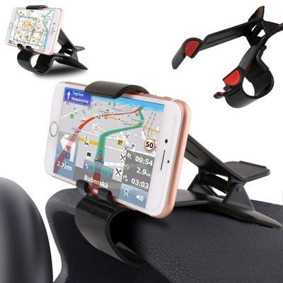 DFV Mobile Car Dashboard Phone Holder for Lava A50 - Black
