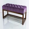 EMRA WOOD LPP 4 Upholstered Bench, 50 cm High, Purple/Lavender/Violet, 115 × 40 cm view 2
