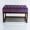 EMRA WOOD LPP 4 Upholstered Bench, 50 cm High, Purple/Lavender/Violet, 115 × 40 cm view 3