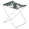 Harbour Housewares Classic Folding Stool – Lightweight, Practical Foldable Design – Banana Leaf view 1