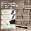 Novaliv 4-Pack Natural-Hair Brooms, 60 cm, with Telescopic Handles, Black Horsehair, Indoor Use view 2