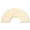 Wooden Rainbow V1 – Decorative Crafting, 8–50 cm, Pack of 10, Width: 23 cm view 1