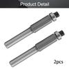 Utoolmart Flush Trim Bit with Straight Shank for Cutting Plywood and Hardwood view 4