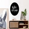 MuchoWow Round Wall Art 60x60 cm – She Believed She Could, So She Did view 2