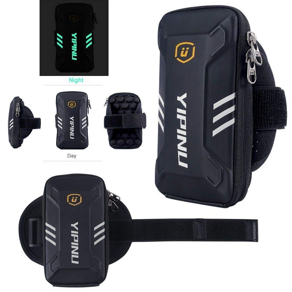 DFV mobile Waterproof Reflective Armband Case for Digma Citi Motion 4G, Black