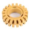 100 mm Toothed Rubber Decal Eraser without Shank for Removing Stickers and Adhesive Residue from Car Paint view 1
