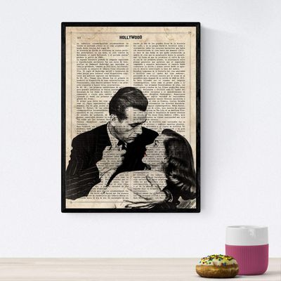 Nacnic The Big Sleep Poster, Old Hollywood, Vintage Film Design, A4