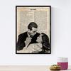 Nacnic The Big Sleep Poster, Old Hollywood, Vintage Film Design, A4 view 1