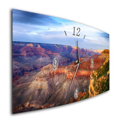BM Radio-Controlled Quartz Wall Clock, Silent, XXL Grand Canyon Arizona USA 8001-1a