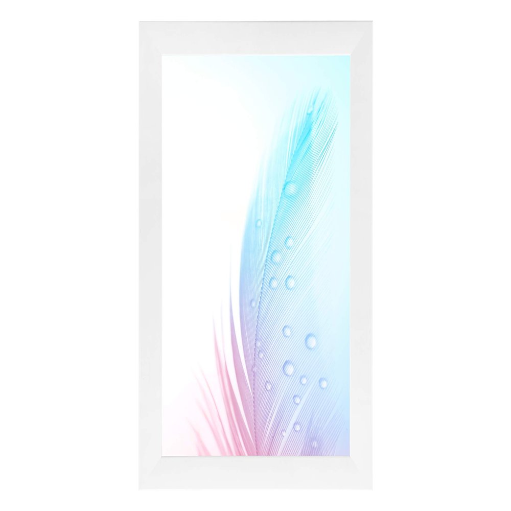 DR35 Picture Frame 38 x 53 cm, Matte White MDF, 35 mm Wide, Custom-Made