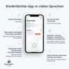 musegear Key Finder with Bluetooth App, Black Leather Case, White Finder, for iOS & Android view 4