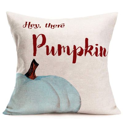 Fukeen St. Patrick’s Day Lucky Clover Pillow Cover, Green, 18 x 18 in, “Hey There Pumpkin”