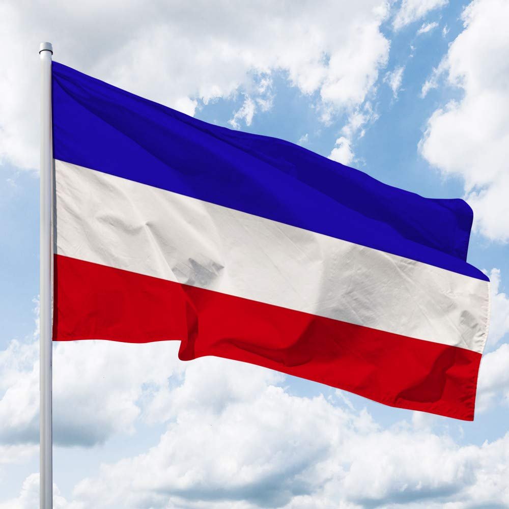 Deitert Schleswig-Holstein State Flag 335 x 200 cm, Without Coat of Arms