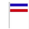 Deitert Schleswig-Holstein State Flag 335 x 200 cm, Without Coat of Arms view 2