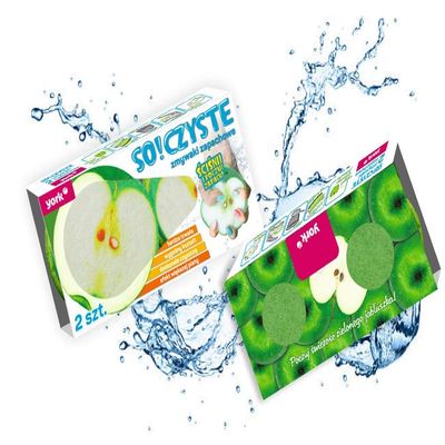 York Kitchen Sponge with Apple Scent, Antibacterial, 2 pcs.