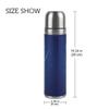 LDIYEU Blue Space Scorpio Scorpion Stainless Steel Insulated Water Bottle, 500 ml view 2