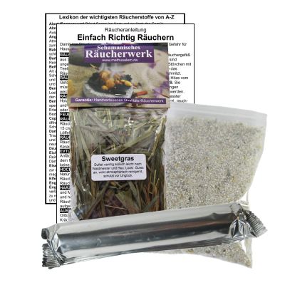 SWEETGRASS Sweetgrass Incense Set, 60 ml