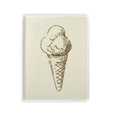 Sweet Ice Cream Hand-Drawn Pattern A5 Notebook