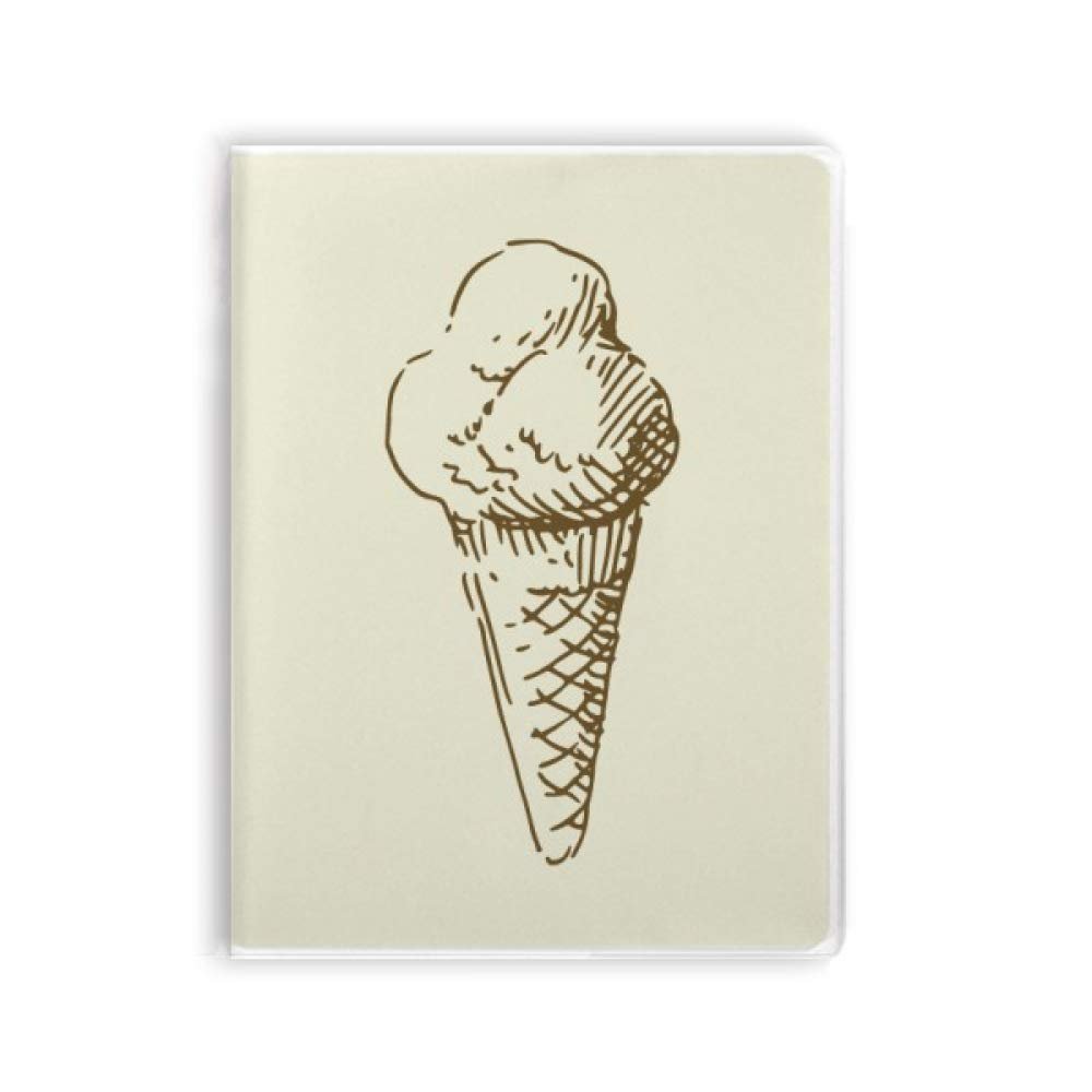 Sweet Ice Cream Hand-Drawn Pattern A5 Notebook