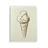 Sweet Ice Cream Hand-Drawn Pattern A5 Notebook view 1