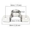 Sipery Two-Hole U-Clamps for Rigid Pipes, 304 Stainless Steel, M20 / 0.78 in view 2