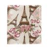 EZIOLY Eiffel Tower Floral Book Cover, Stretchable, Fits Most Hardcover Textbooks up to 22.1 x 16 cm, Self-Adhesive Fabric view 1