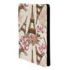 EZIOLY Eiffel Tower Floral Book Cover, Stretchable, Fits Most Hardcover Textbooks up to 22.1 x 16 cm, Self-Adhesive Fabric view 3