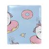 EZIOLY Baby Unicorn Stretchy Book Cover for Most Hardcover Textbooks up to 22.1 x 16 cm, Self-Adhesive Fabric, Washable and Reusable view 1