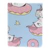 EZIOLY Baby Unicorn Stretchy Book Cover for Most Hardcover Textbooks up to 22.1 x 16 cm, Self-Adhesive Fabric, Washable and Reusable view 2