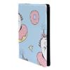 EZIOLY Baby Unicorn Stretchy Book Cover for Most Hardcover Textbooks up to 22.1 x 16 cm, Self-Adhesive Fabric, Washable and Reusable view 3