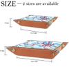 Square Storage Basket with Sea, Lighthouse, Wheel and Wave Pattern view 4