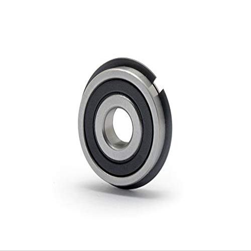 6302 NR 2RS Deep Groove Ball Bearing with Groove and Snap Ring, 15 × 42 × 13 mm