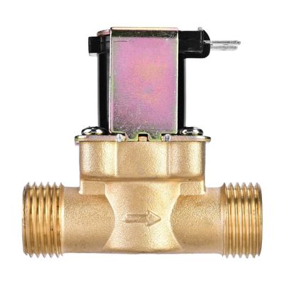 MAGT 24V Water Solenoid Valve, 1/2" Normally Closed Brass Valve