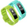 TopPerfekt Band Compatible with Fitbit Ace 2 for Kids, Soft Silicone Waterproof Strap, Blue-Green/Lime Green view 1