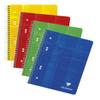 Clairefontaine 8570C 5 A5 College Pads, 80 Sheets, Blank, Punched, Assorted view 1