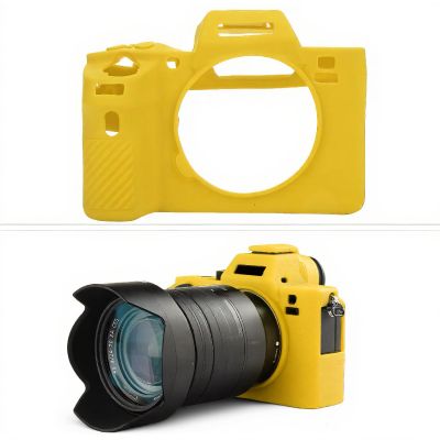 Silicone Camera Case, Soft Rubber Protective Cover for A7 II/A7R II/A7S II, Yellow