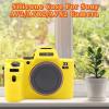 Silicone Camera Case, Soft Rubber Protective Cover for A7 II/A7R II/A7S II, Yellow view 2