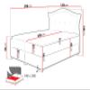 Mirjan24 Bedran Box Spring Bed, 140 x 200 cm view 4