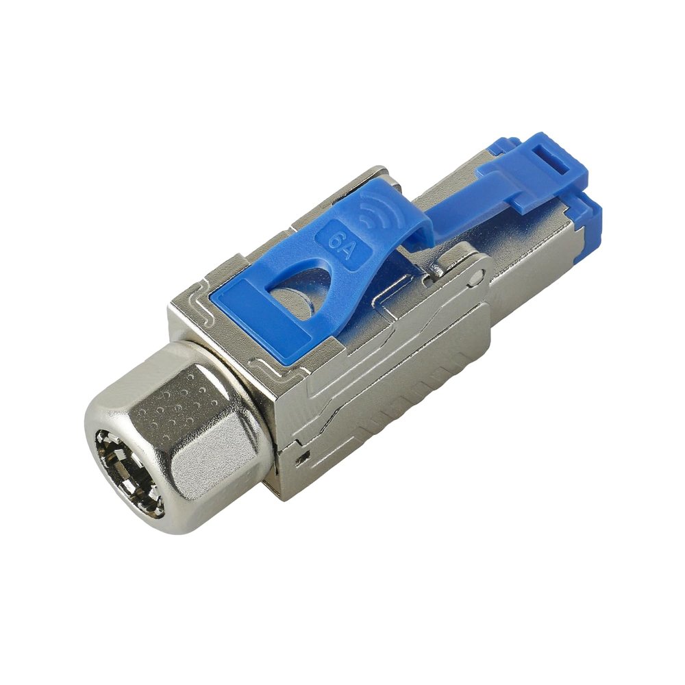 AIXONTEC 2-Pack Shielded RJ45 Cat 6A 10GbE Toolless Plugs