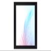 DR35 Picture Frame 36 x 11 cm, Matte Black, Custom-Made MDF Wood Frame with Anti-Reflective Acrylic Glass view 1